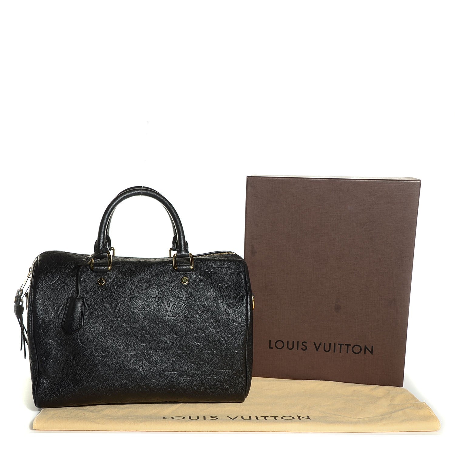 Louis Vuitton Empreinte Speedy Bandouliere 30 Black 5 of 8
