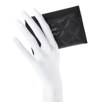 Chanel Caviar Quilted Card Holder Black 2 of 9