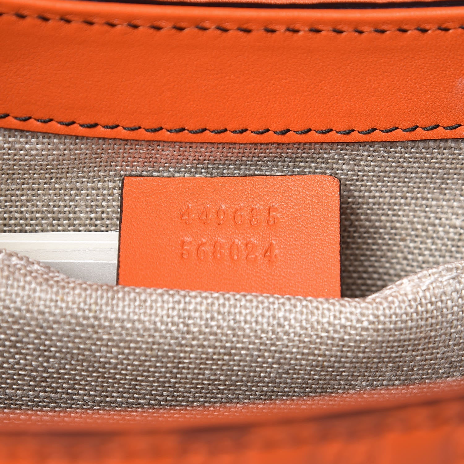 Gucci Microguccissima Medium Emily Chain Shoulder Bag Sun Orange 7 of 10