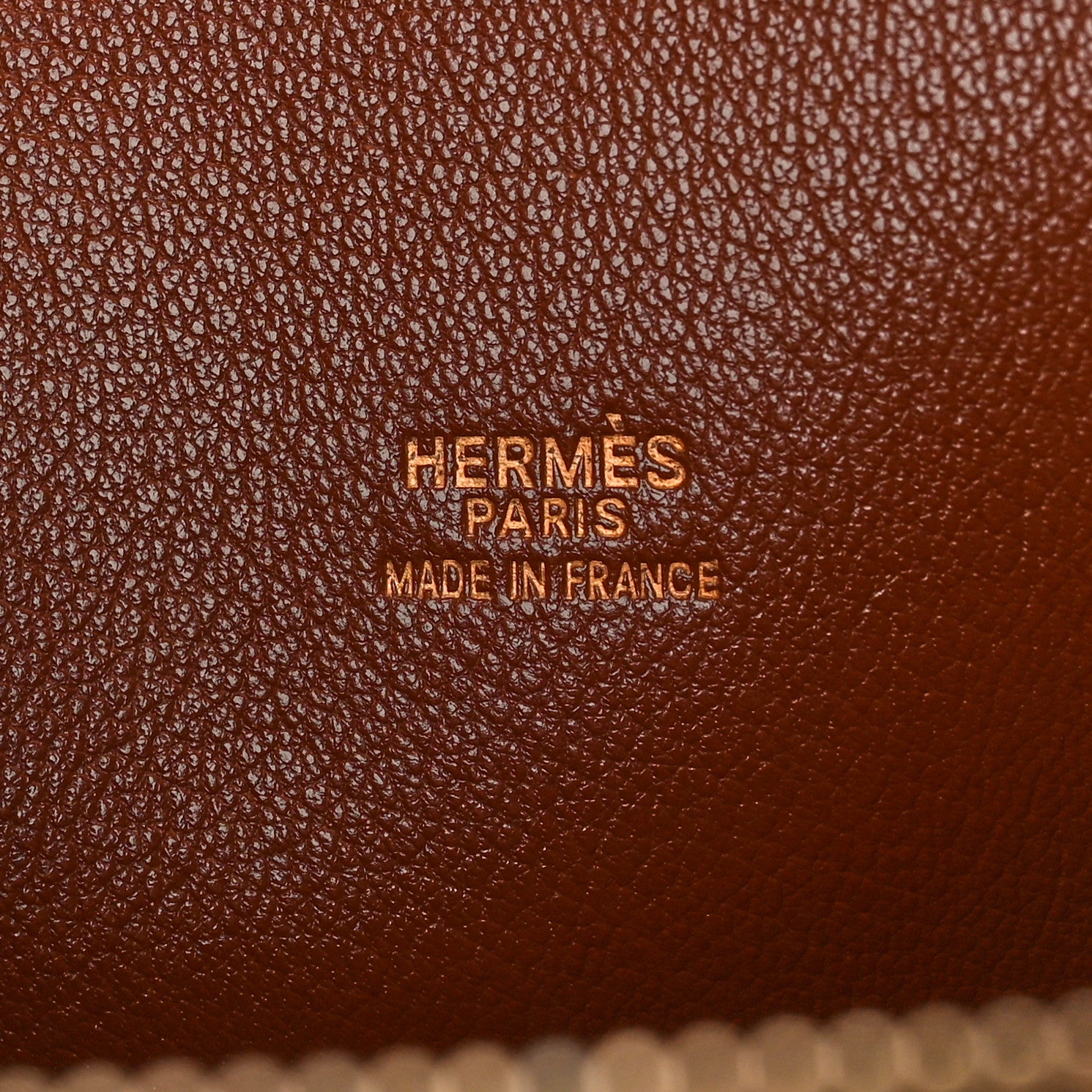 Hermes Fjord Escapade Tote Noisette 6 of 8