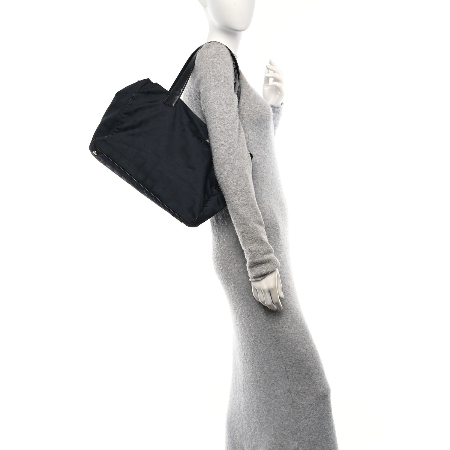Chanel Nylon Medium Travel Tote Black 2 of 12