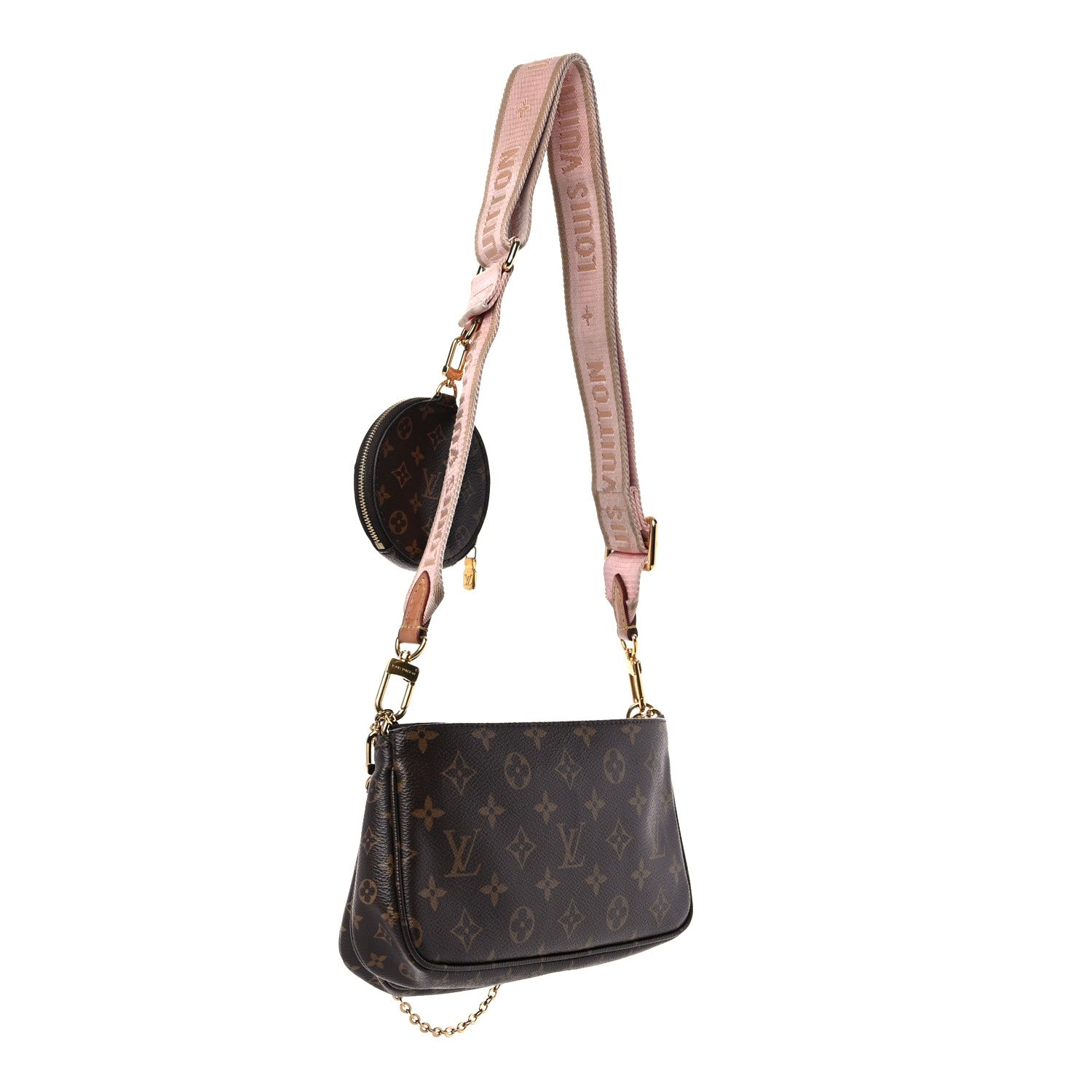 Louis Vuitton Monogram Multi Pochette Accessories Rose Clair 3 of 17
