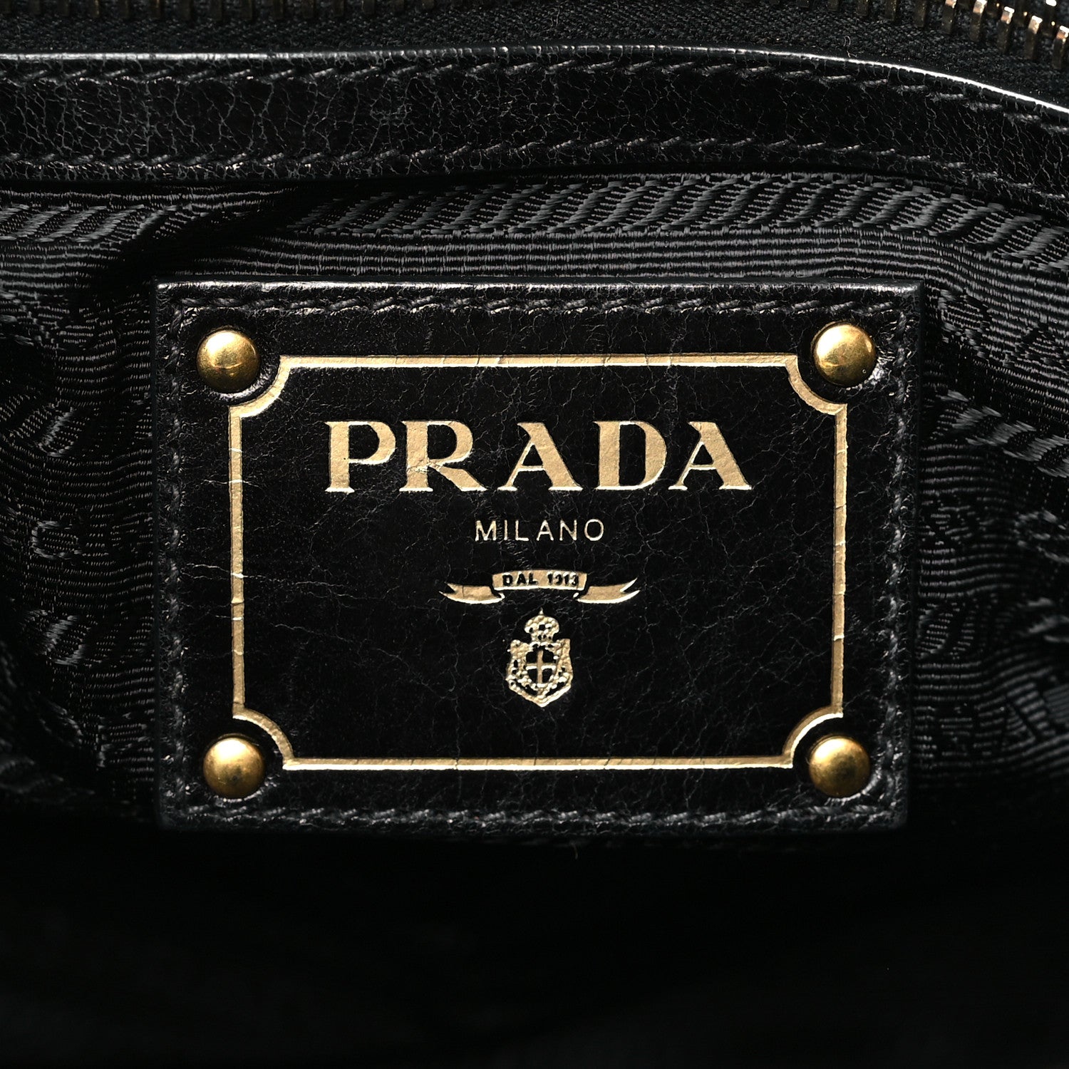 Prada Vitello Shine Shopping Satchel Black 6 of 8