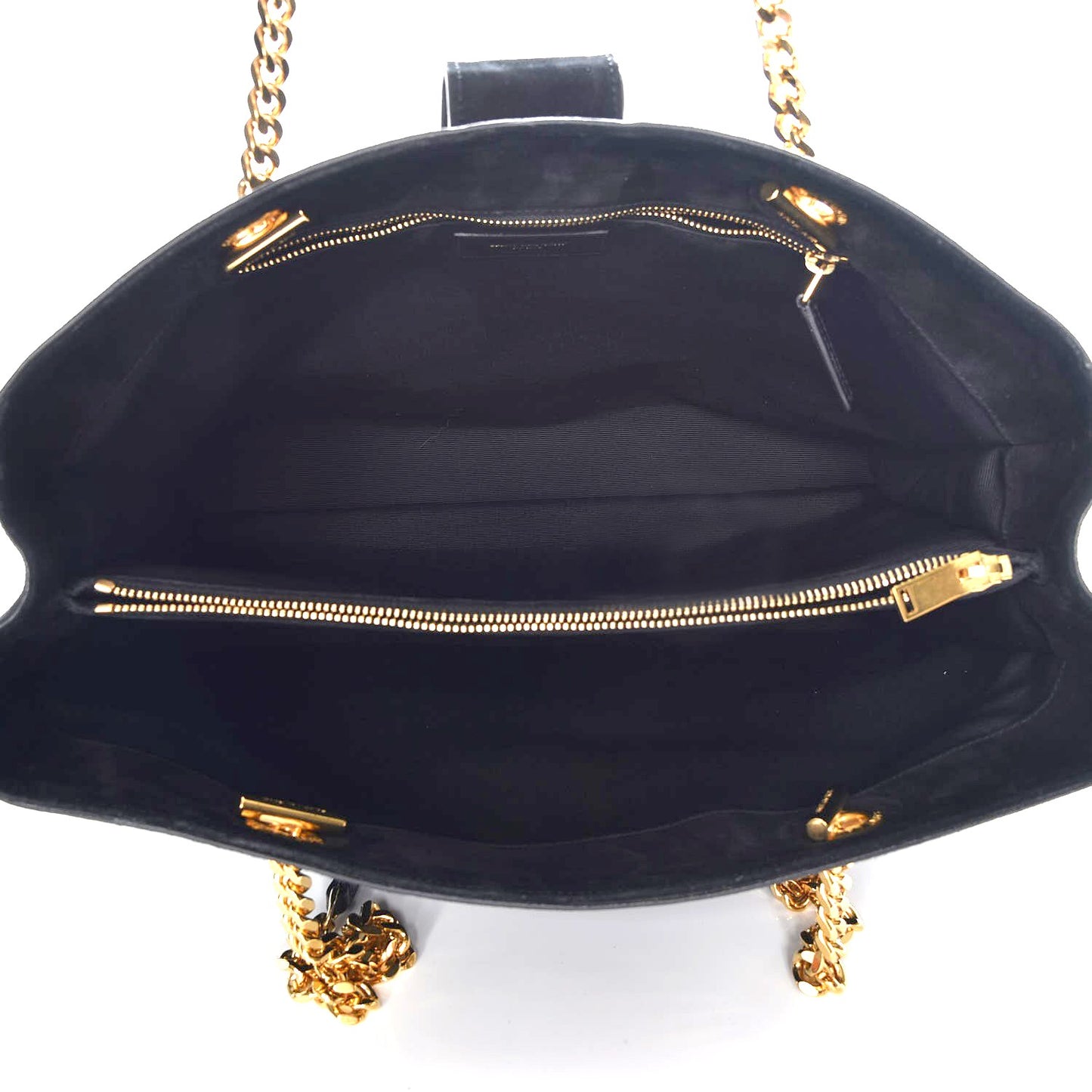 Suede Monogram Cassandre Shopper Black