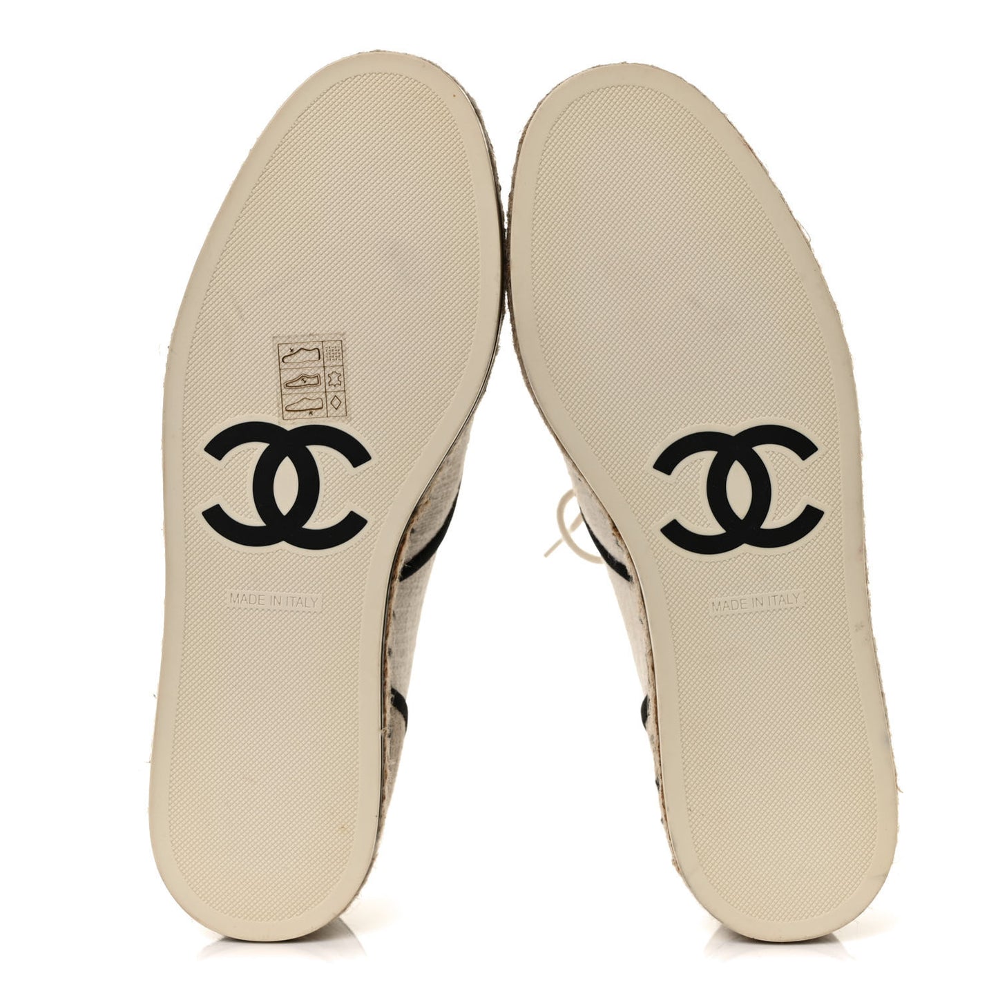 Cotton Lace Up Espadrilles 37 Light Beige