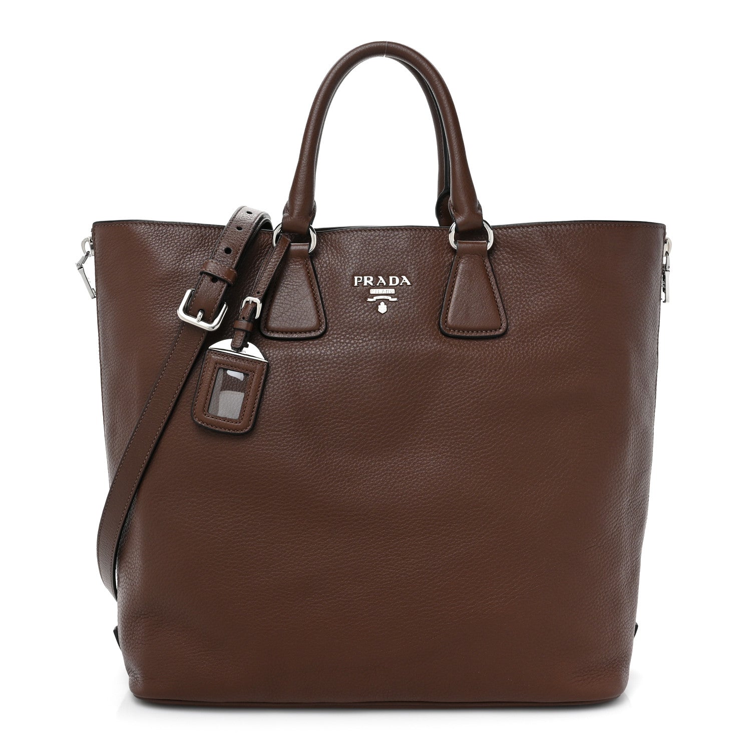 Prada Vitello Phenix Tote Bruciato 1 of 8