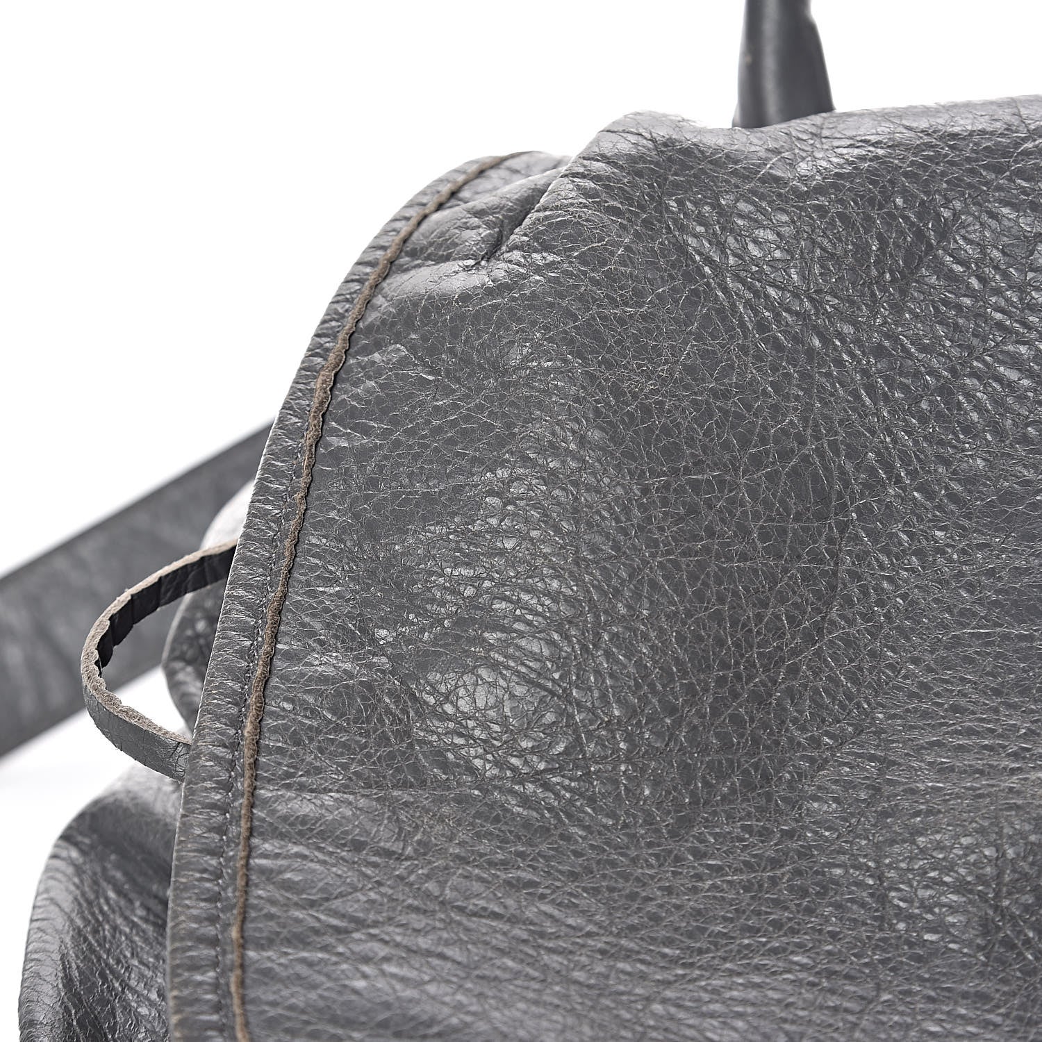 Balenciaga Agneau Silver Metallic Edge Hardware Backpack Gris Cendre 11 of 23
