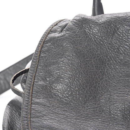 Balenciaga Agneau Silver Metallic Edge Hardware Backpack Gris Cendre 11 of 23