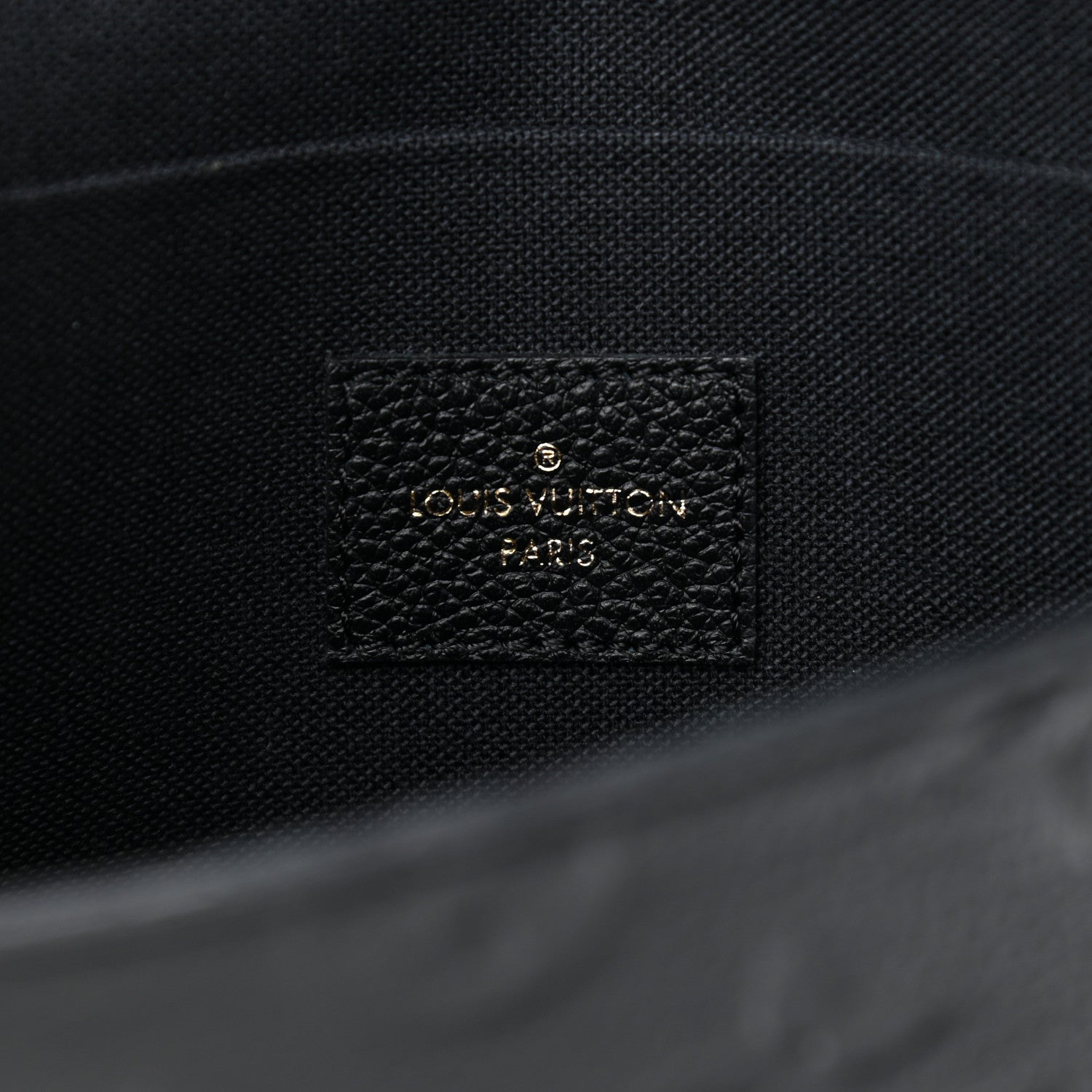 Louis Vuitton Empreinte Pochette Felicie Chain Wallet Black 7 of 11