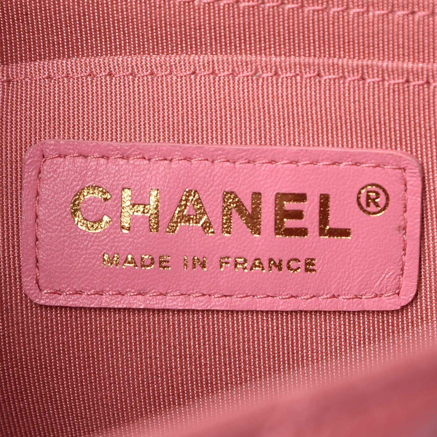Chanel Calfskin Chevron Quilted Mini Statement Flap Pink 8 of 10