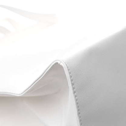 Telfar Vegan Leather Large Shopping Bag White 9 of 15