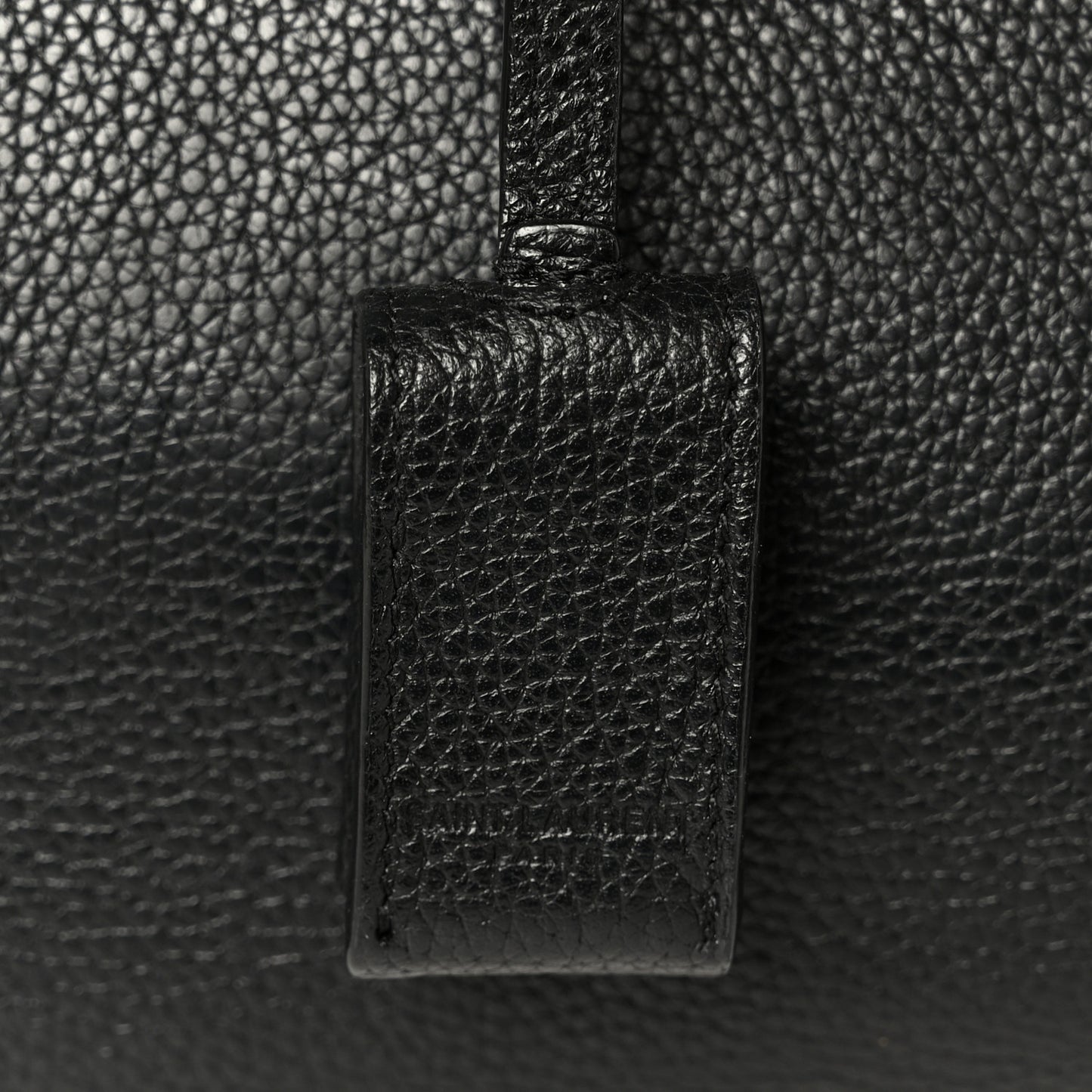 Grained Calfskin Small Supple Sac De Jour Black