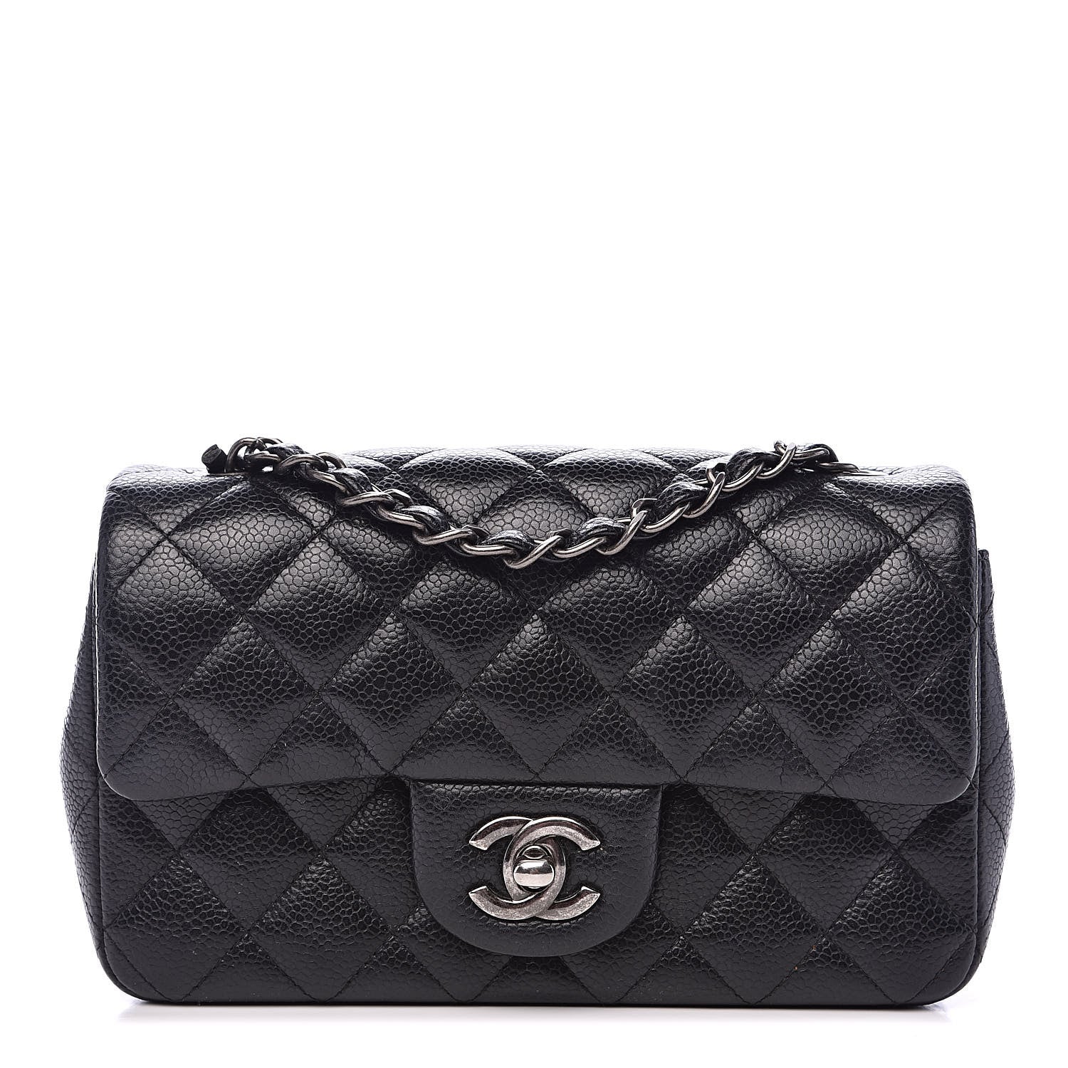 Chanel Caviar Quilted Mini Rectangular Flap Black 1 of 12