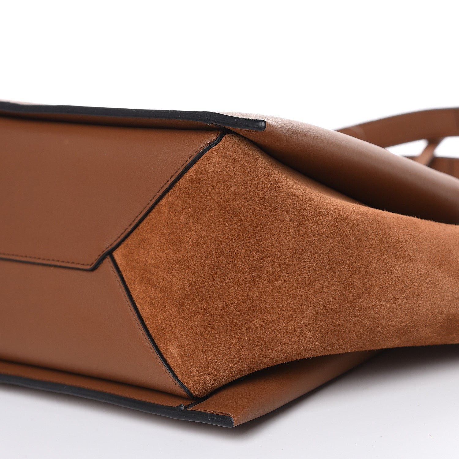Celine Calfskin Small Tri-Fold Bag Camel 8 of 9