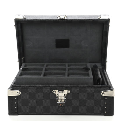 Louis Vuitton Damier Graphite Hard Sided Cufflinks Case 5 of 14