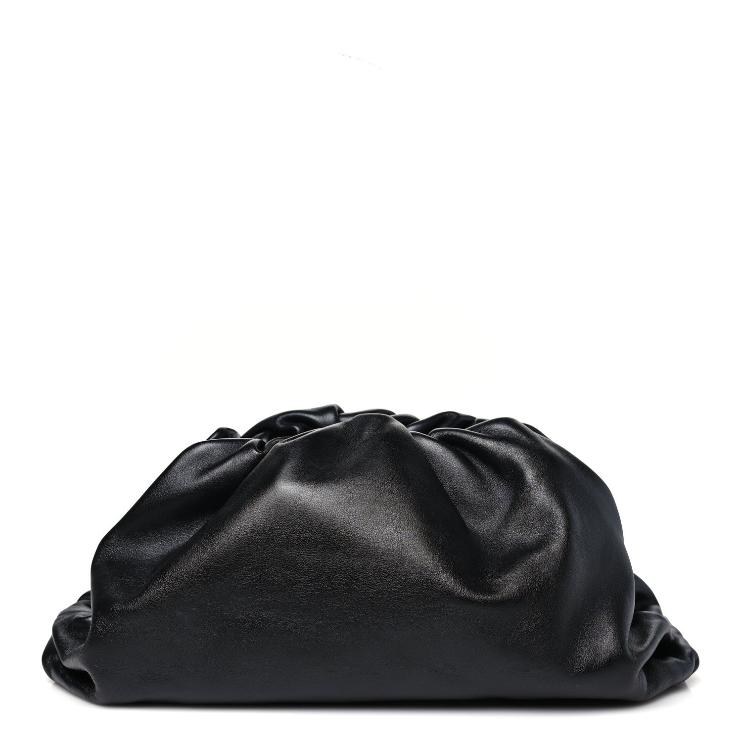 Bottega Veneta Smooth Butter Calf The Pouch Oversized Clutch Black 1 of 8