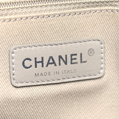 Chanel Glazed Calfskin Medium Deauville Tote Blue 6 of 15