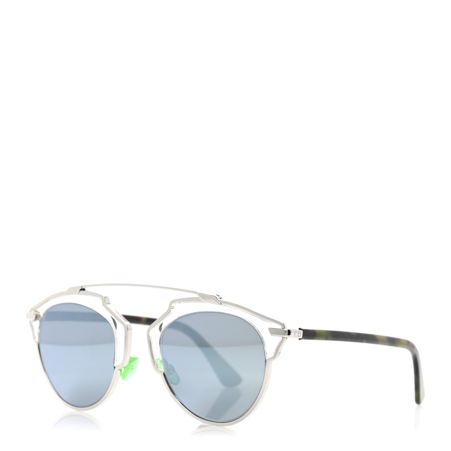 Christian Dior So Real Sunglasses Ruthenium Light Havana 1 of 9