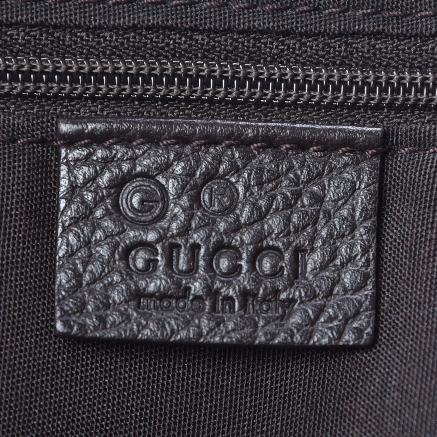 Crystal Monogram Large Princy Tote Dark Brown