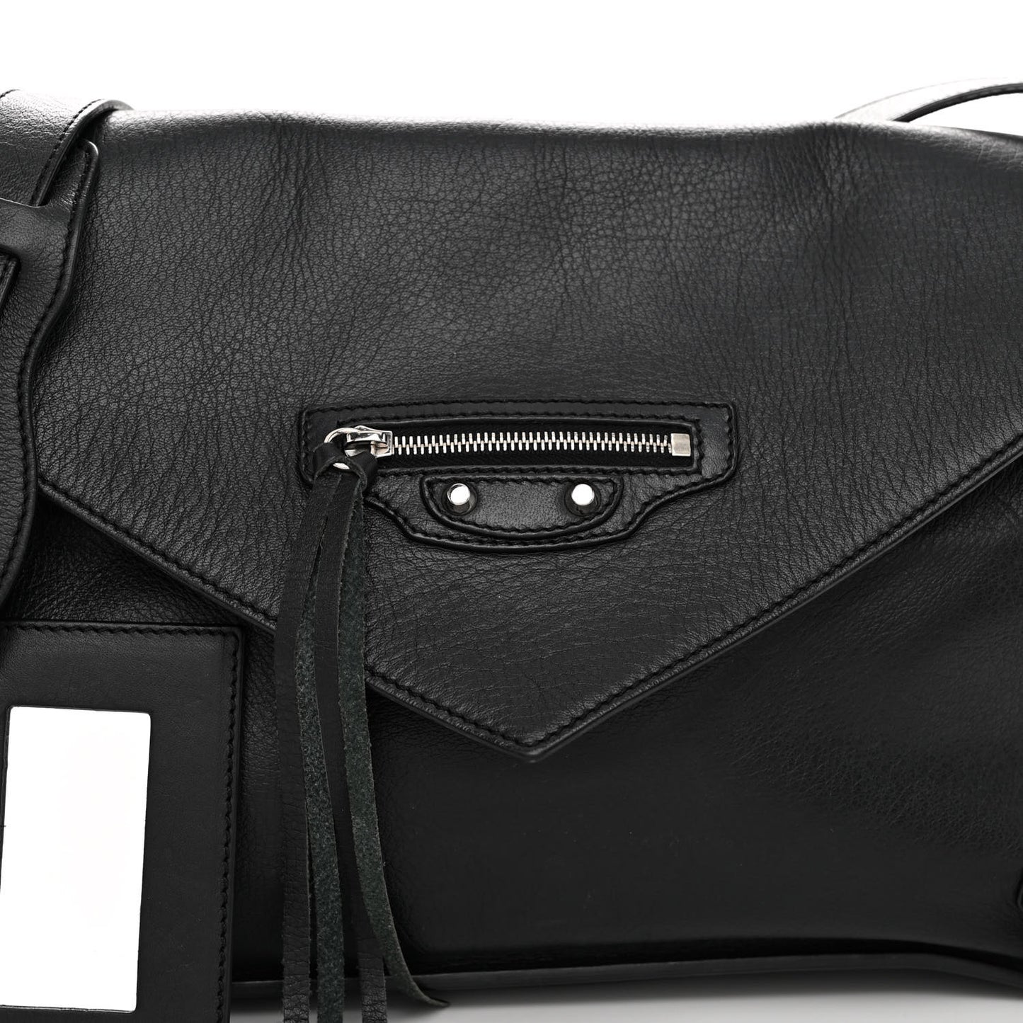 Calfskin Papier Sight Clutch Black