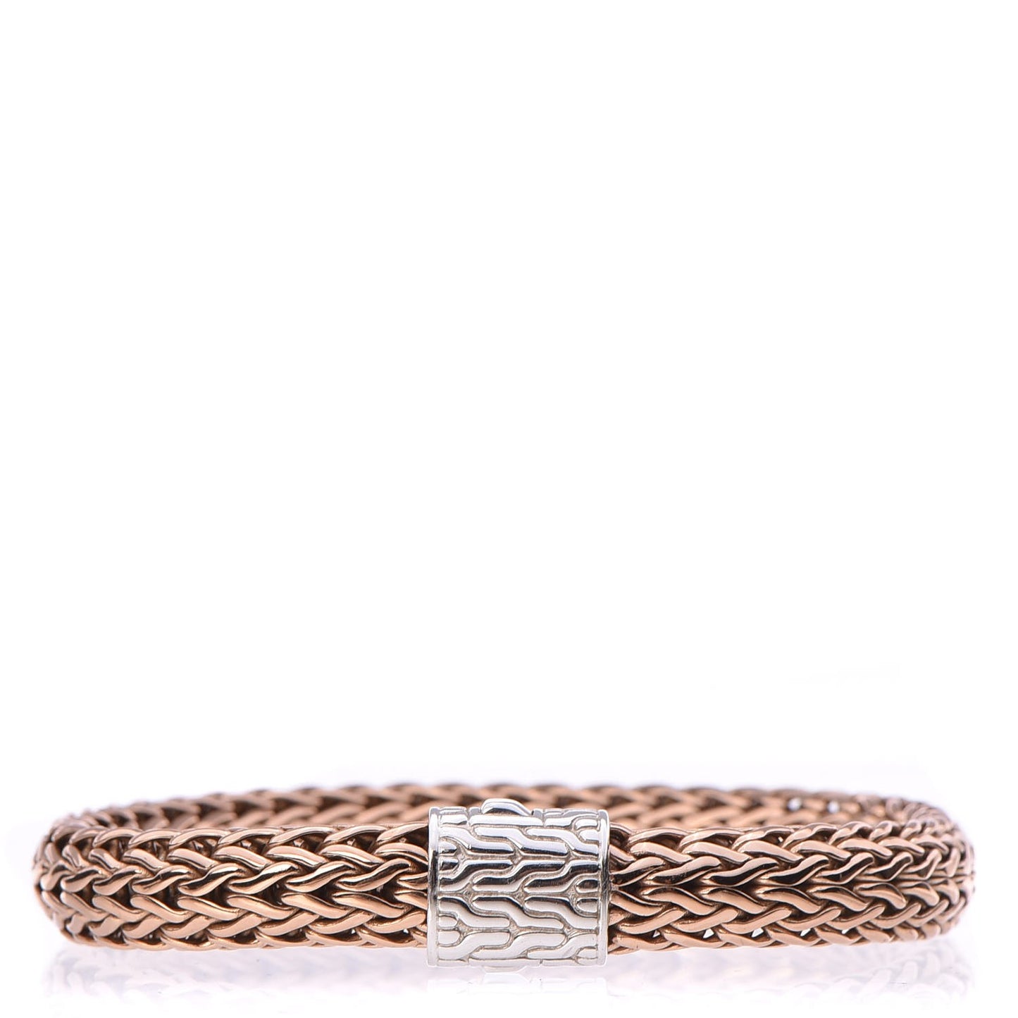 Sterling Silver Bronze 10.5mm Classic Chain Bracelet