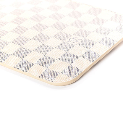 Louis Vuitton Damier Azur Neverfull MM GM Pochette Rose Ballerine 6 of 9