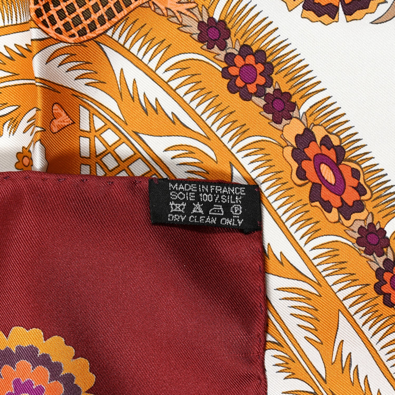 Hermes Silk Decoupages Scarf 90 5 of 5
