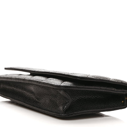 Chanel Caviar Quilted Wallet on Chain WOC Black 9 of 10