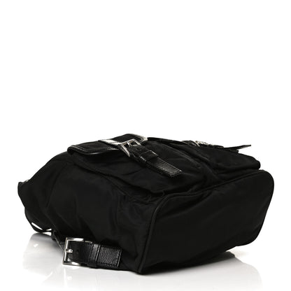 Prada Tessuto Nylon Vitello Backpack Black 4 of 16