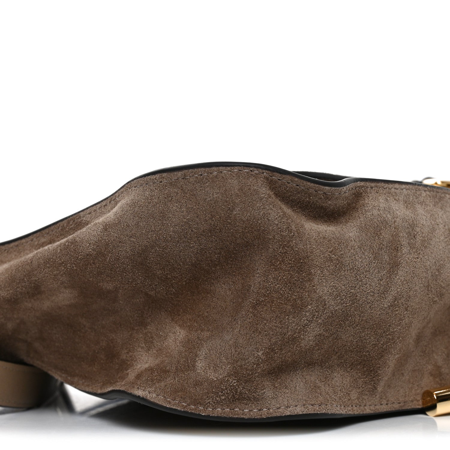 Chloe Suede Calfskin Small Marcie Shoulder Bag Boyish Brown 9 of 10