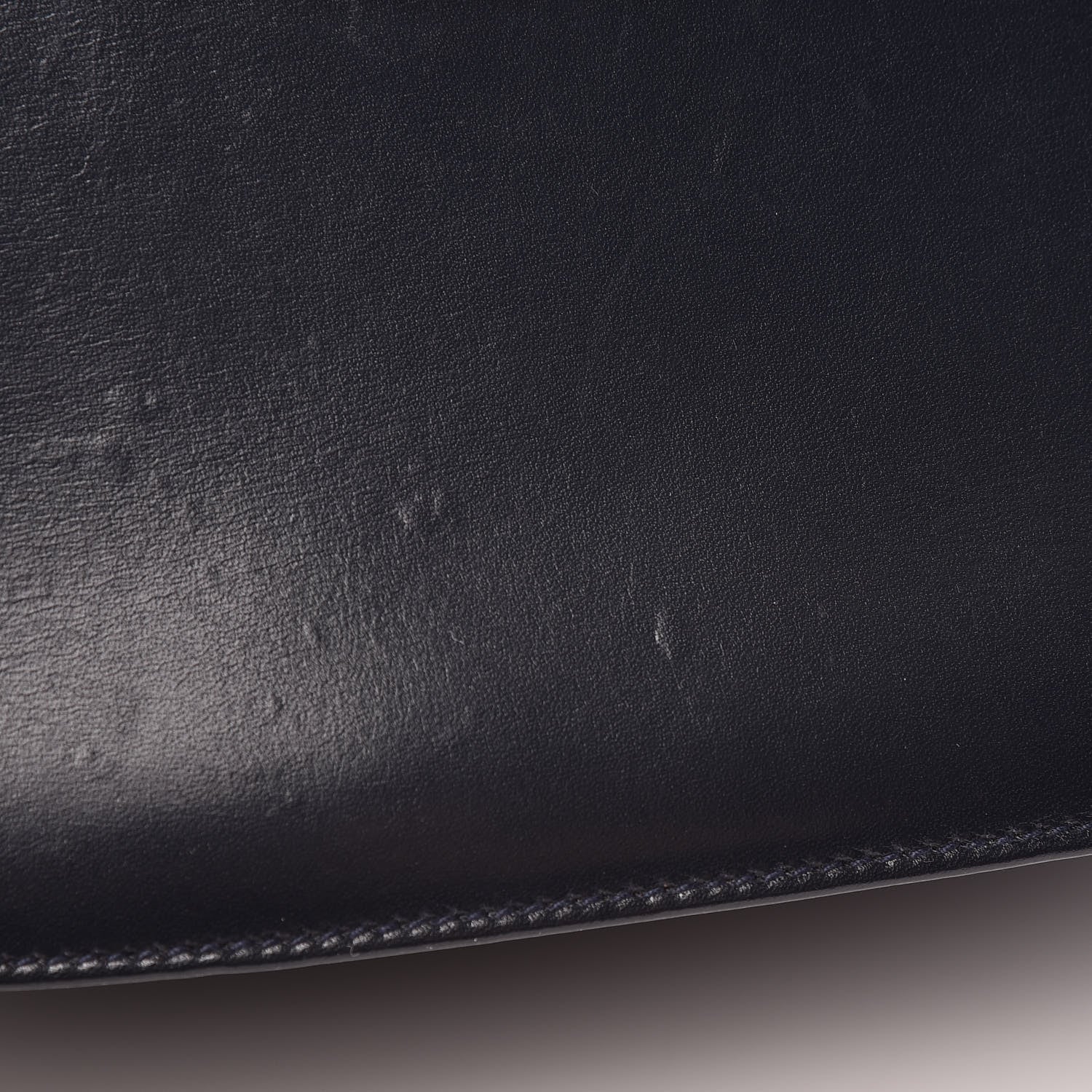 Gucci Calfskin Bamboo Top Handle Bag Navy 19 of 20