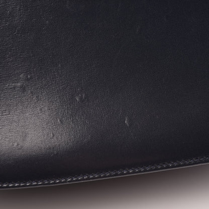 Gucci Calfskin Bamboo Top Handle Bag Navy 19 of 20