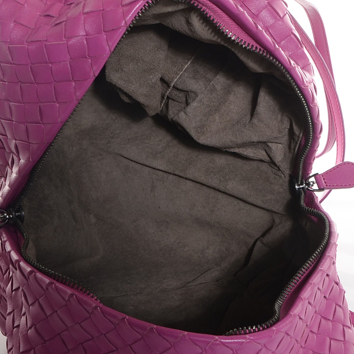 Nappa Intrecciato Cube Messenger Ametiste