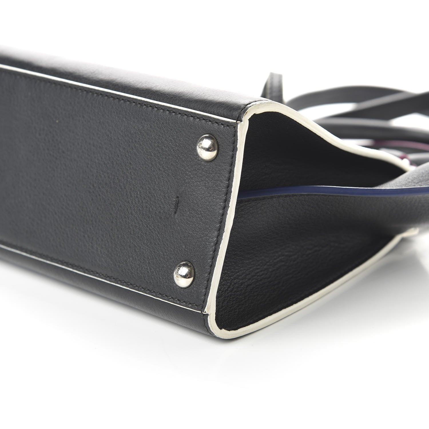 Fendi Vitello Dolce Mini 3Jours Tote Black 7 of 10