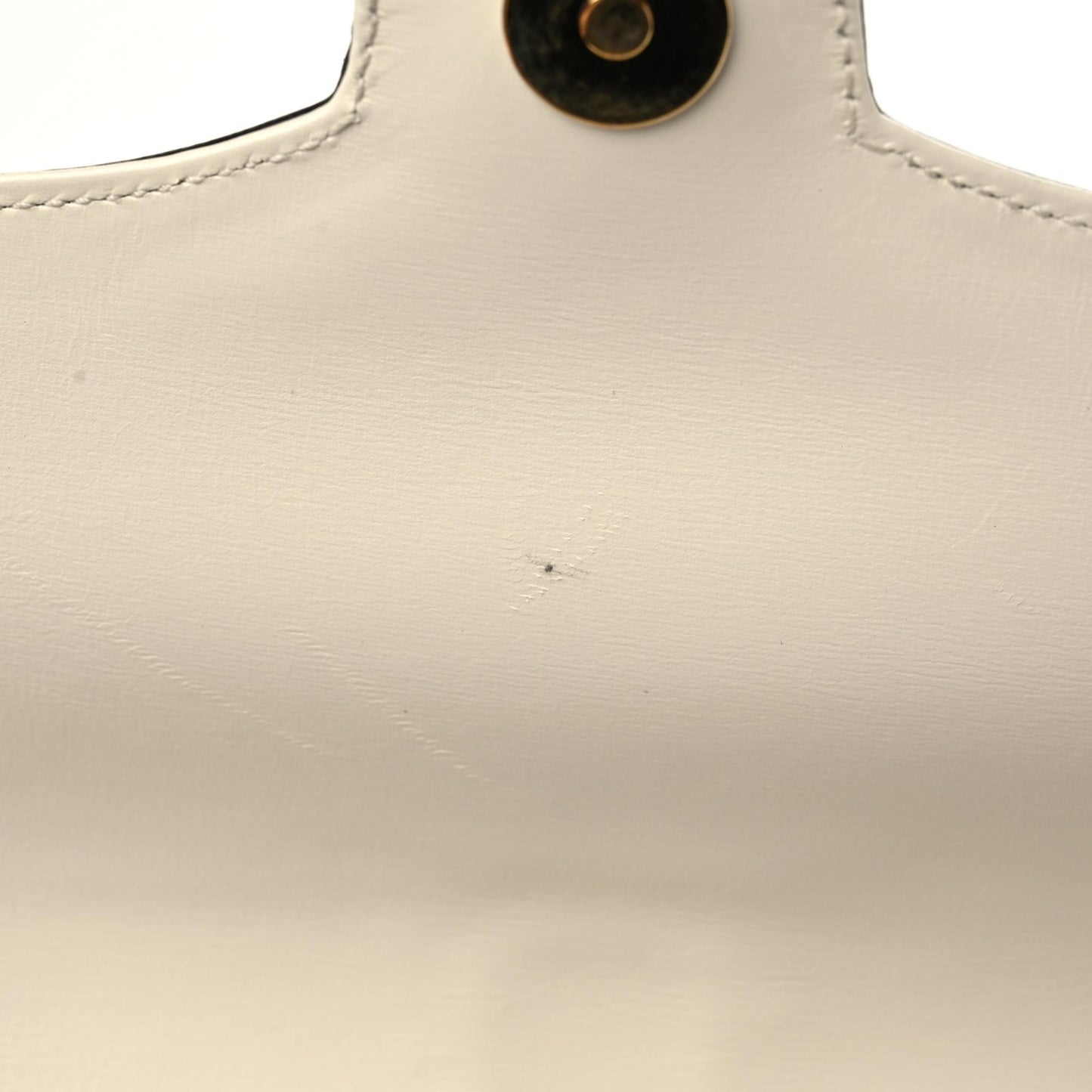 Calfskin Small Arli Flap Shoulder Bag Mystic White