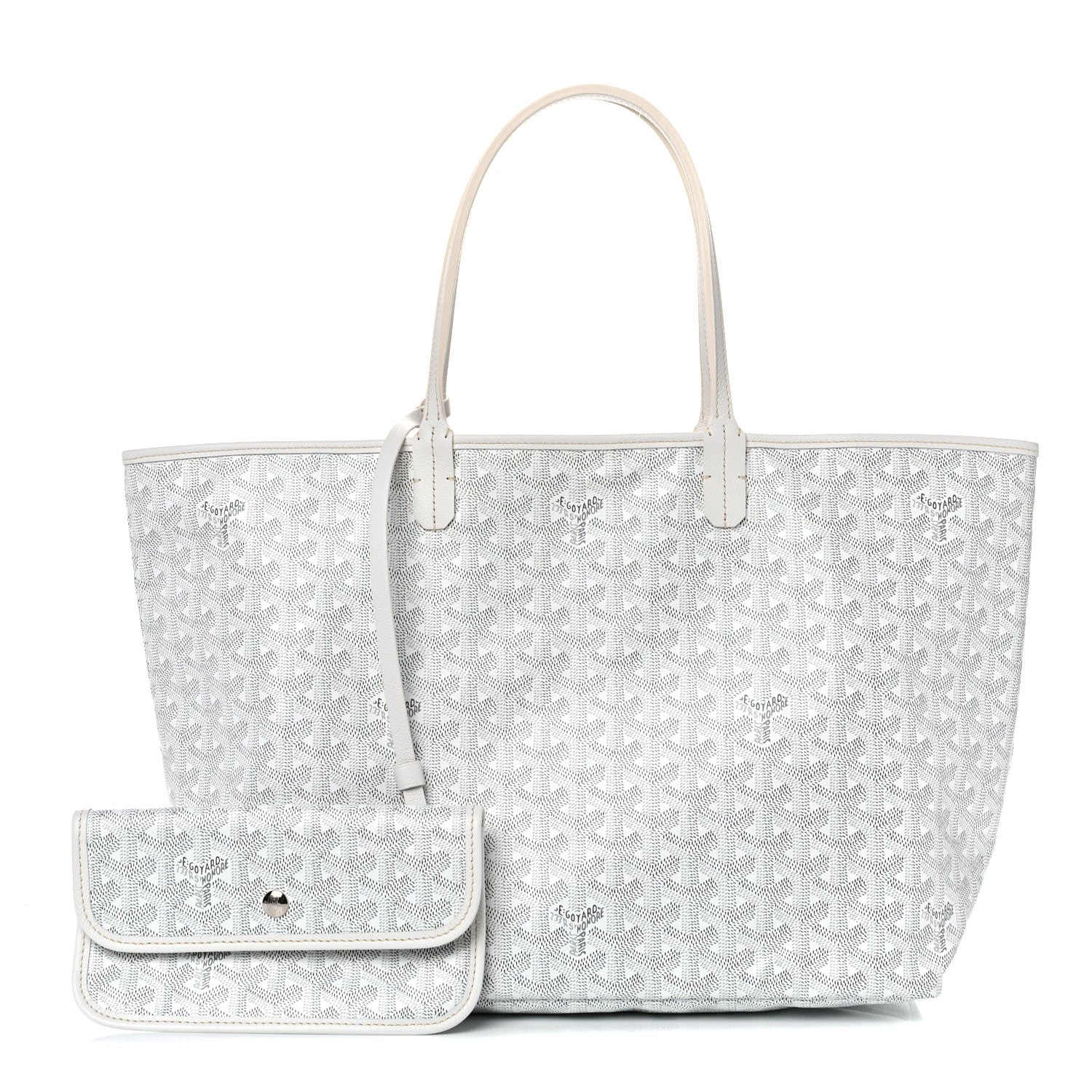 Goyard Goyardine Saint Louis PM White 1 of 8