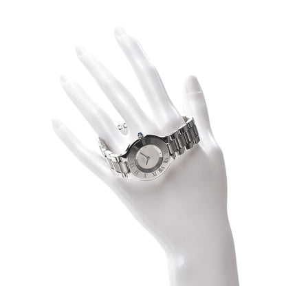 Cartier Stainless Steel 31mm Must De 21 Quartz Watch 2 of 8