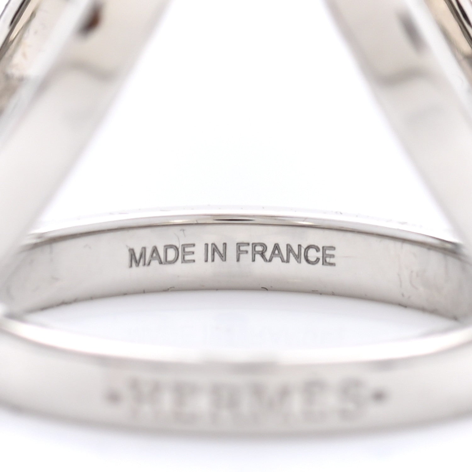 Hermes Palladium Trio Scarf Ring 3 of 5