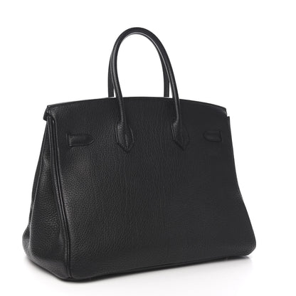 Hermes Fjord Birkin 35 Black 2 of 32