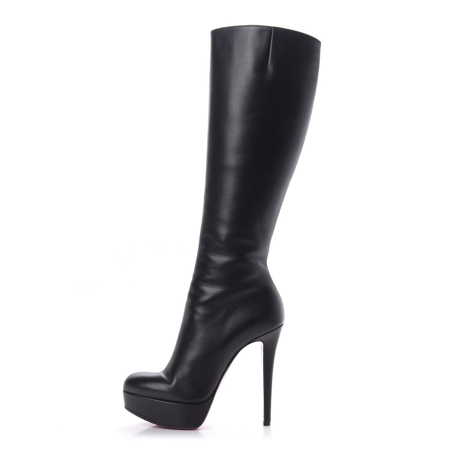 Calfskin Bianca Botta 140 Knee Boots 37 Black