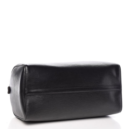 Louis Vuitton Epi Speedy 35 Black 4 of 9