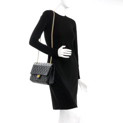 Chanel Aged Calfskin Quilted 2.55 Reissue 226 Flap Black 2 of 8