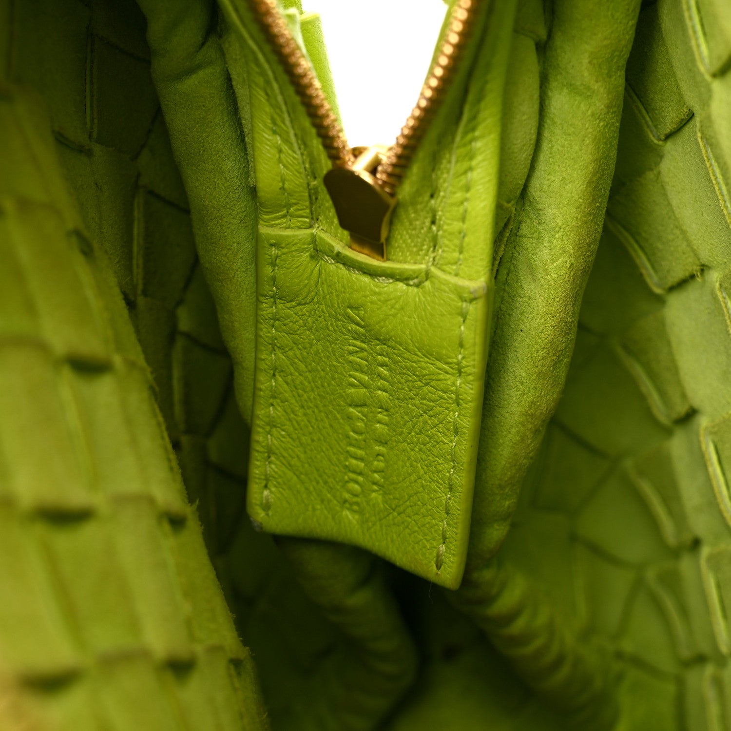 Bottega Veneta Nappa Intrecciato Small Loop Camera Bag Acid Kiwi 5 of 15
