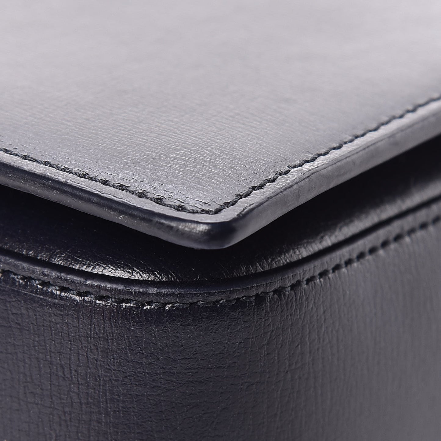Calfskin Medium Bellechasse Satchel Navy