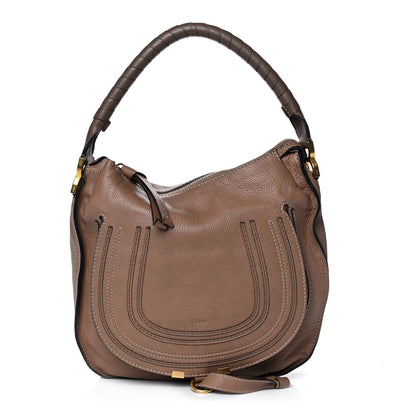 Chloe Calfskin Medium Marcie Hobo Nut 1 of 12