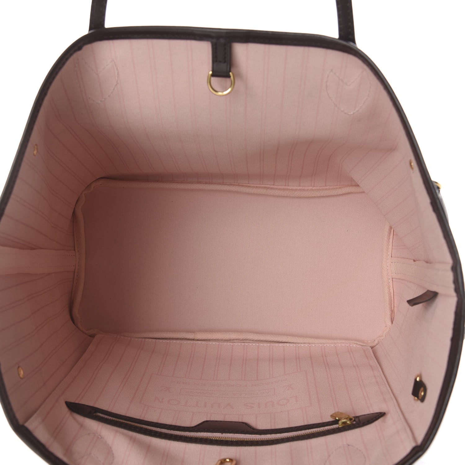 Louis Vuitton Damier Ebene Neo Neverfull MM Rose Ballerine 4 of 9