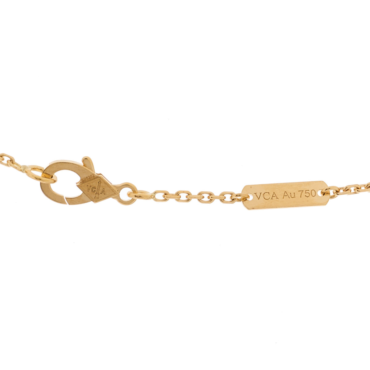18K Yellow Gold Trace Chain Necklace