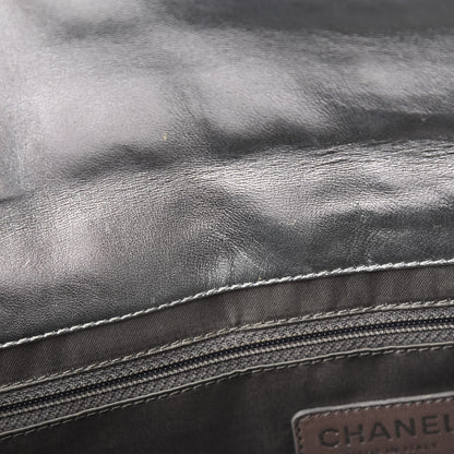 Chanel Vinyl Large Ice Cube Flap Silver 8 of 14