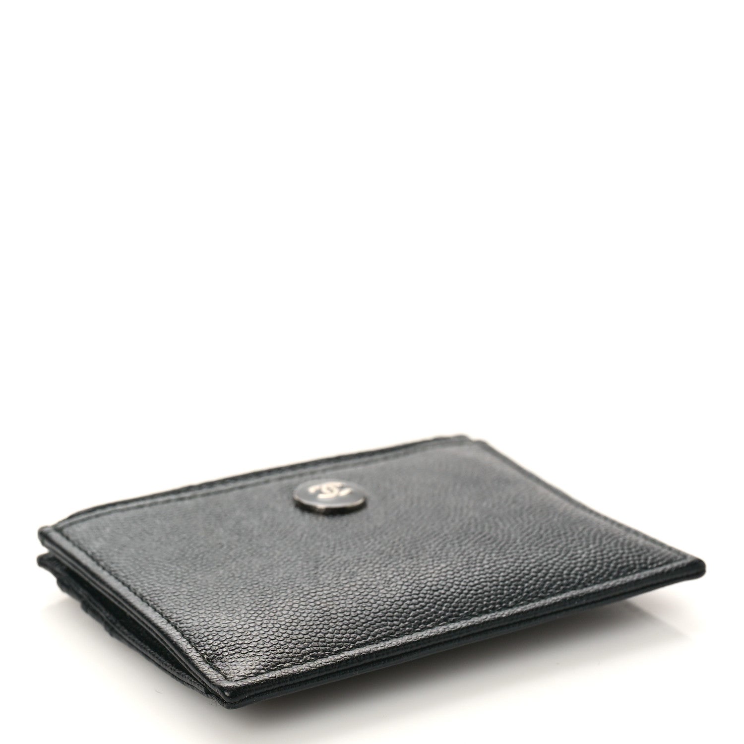 Chanel Caviar CC Zip Card Holder Black 4 of 9