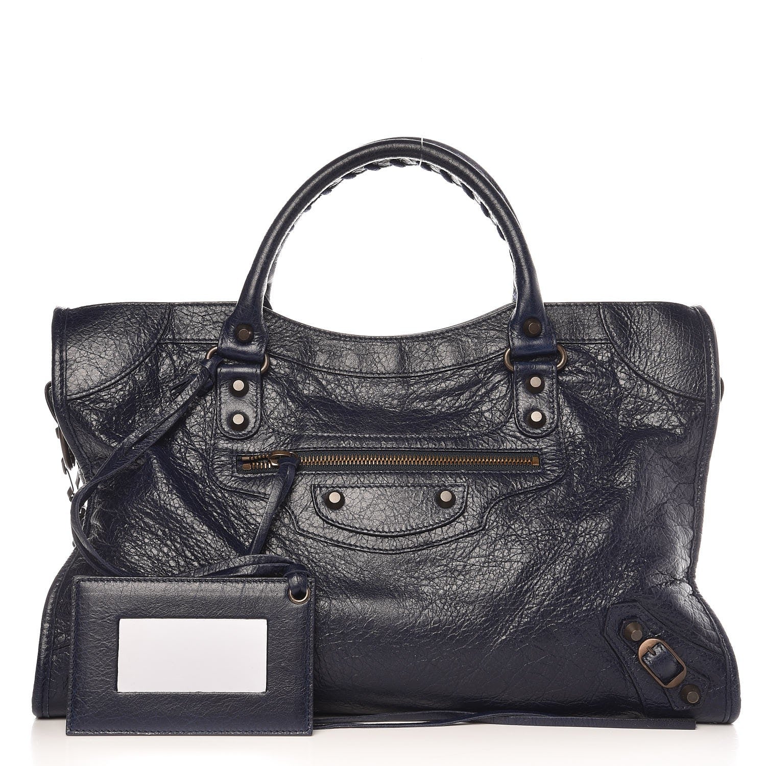 Balenciaga Agneau Classic Hardware City Bleu Nuit Dark Sea 1 of 7